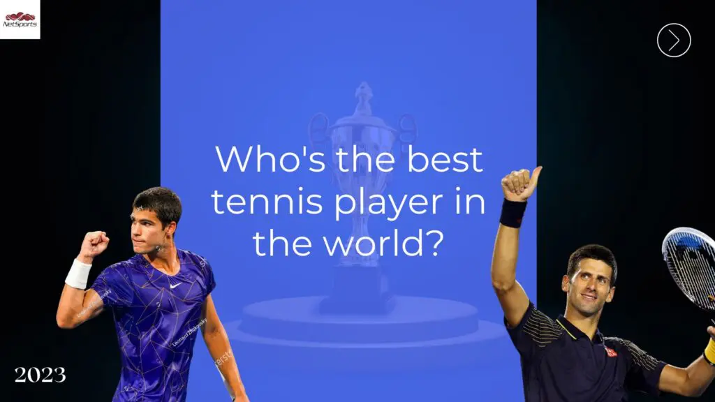 Who is the best tennis player poster