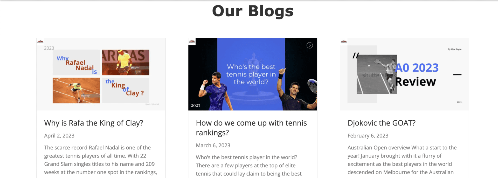 Tennis coaching jobs, Blogpost